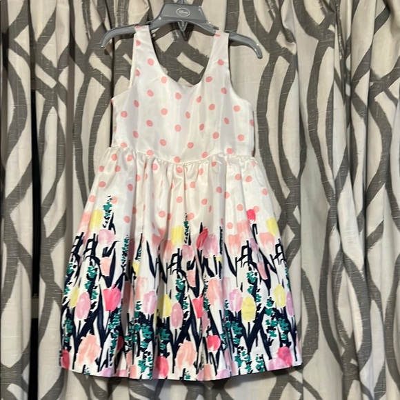 Gymboree Polka Dot and Floral Kids Dress - Picture 1 of 3